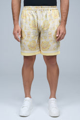 Pisa Short in Ray Flower Yellow